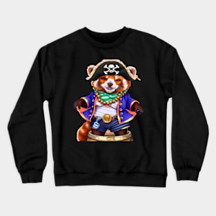 Pirates red panda Crewneck Sweatshirt